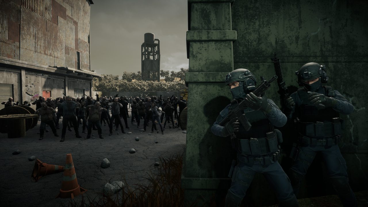 Tactisch overzicht van co-op VR gevecht